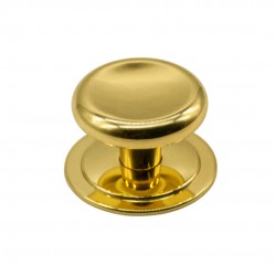 Ручка-кнопка Aruba 15.4144.44 золото, D40/H29, с основанием, Metakor
