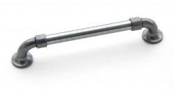 Ручка-скоба Mezzo B2.130186.58 глянцевое олово, 160, Metakor